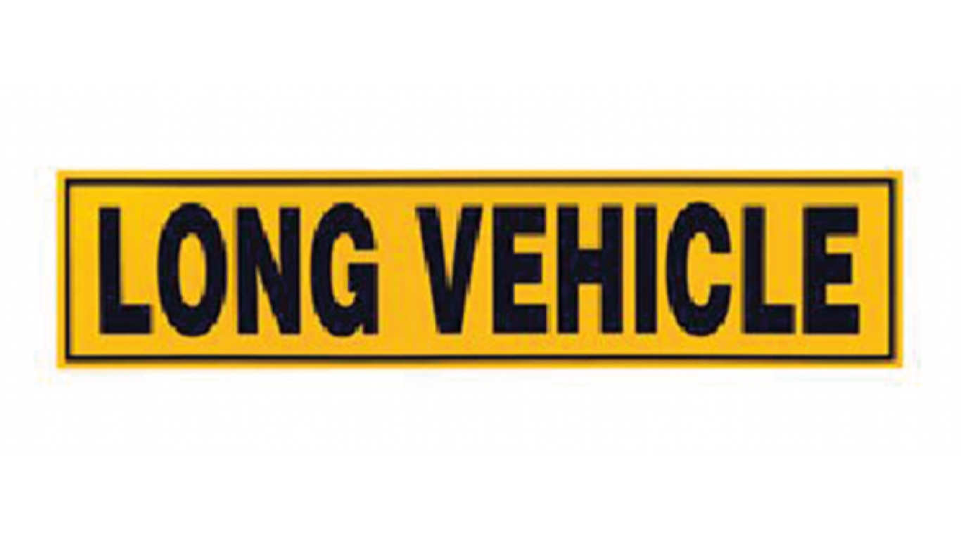 Autocollant « Véhicule long »