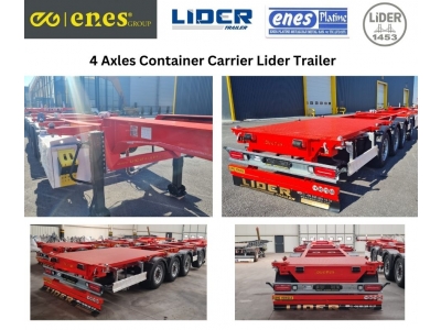 4 Axles Container Carrier Lider Trailer