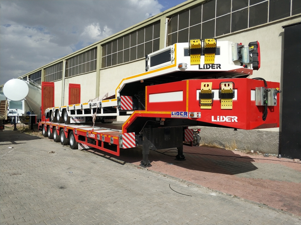 5 axles lowbed semi-trailers