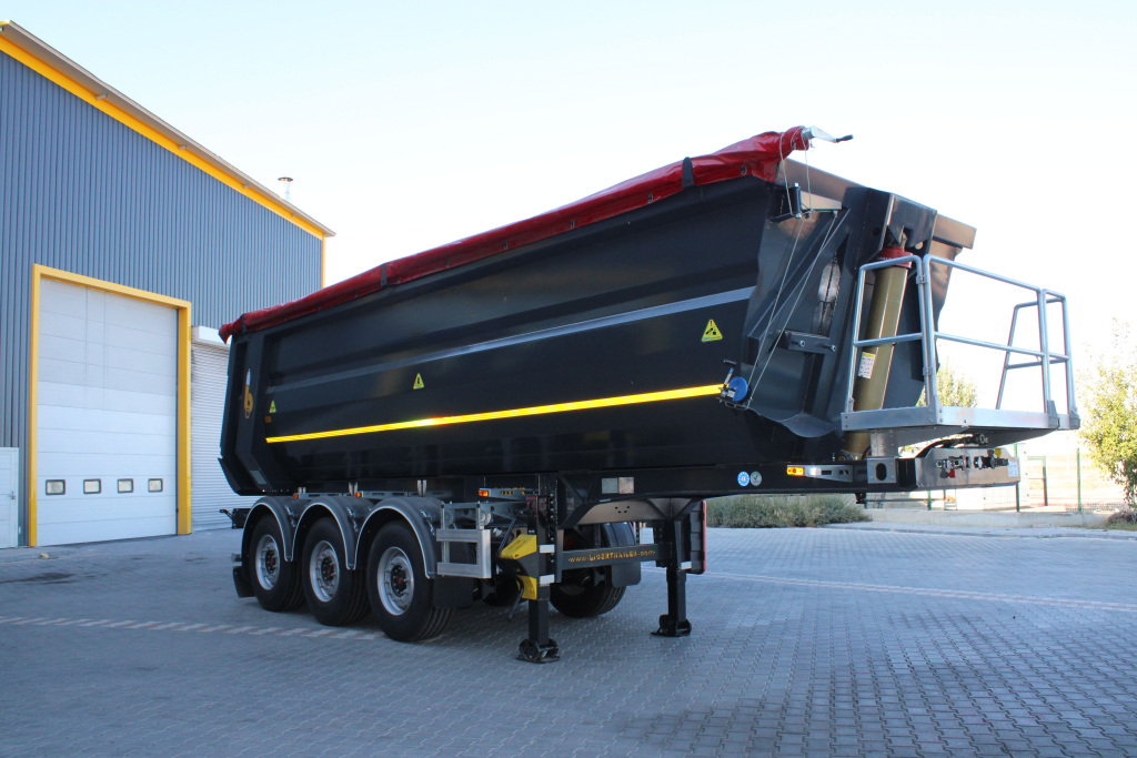 3 Axles Hardox Dumper Trailer EU standards